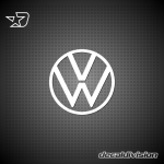 VW Badge Sticker
